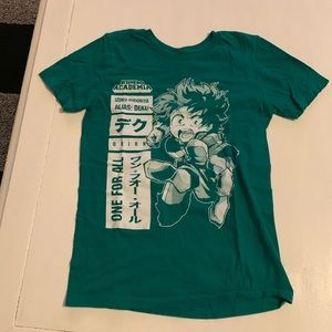 Green My Hero Academia Izuku Midoriya Tee
